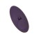 Vibroyaito C with imitation frictions Jos Bumpy, silicone, purple, 9 cm