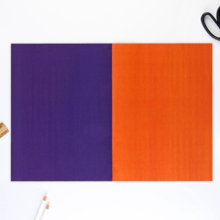 Color Tsilapical paper A4 “September 1: Learn at 5” 24 sheets 8 flowers coated, density 70-75 g/m², cover 80 g/m²-1