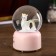 Souvenir Polystone Water Ballion Music, Light "Lama and Rainbow" MIX 12.8x8x8 cm