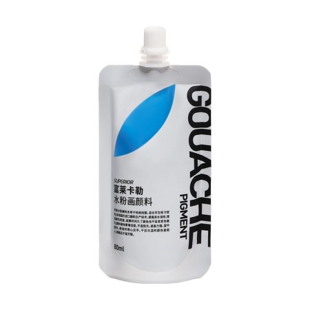 GUASH artistic 80 ml, in Doy-pack with a lid, blue