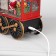 LED figure "steam locomotive" 31 × 17 × 10 cm, plastic, AAX3 batteries (not complete), USB, glow warm white
