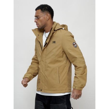 Sports male jacket, size 50, beige color-1