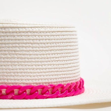 Women's hat minku color white, rr 56-58-4