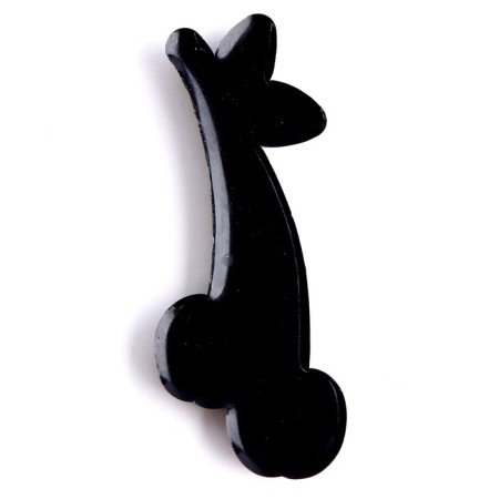 Decor silicone "Cherry" set 4 pcs., Size 1 pc. - 2 × 6 × 0.3 cm, glue pads-2