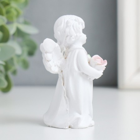 Souvenir Polystone "Baby Angel" Snow White Mix 4.5x3.5x8 cm-3