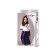 Candy Girl Devon stewardess costume, blue-white color, 2XL size