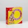 A toy for cats 2 in 1 "Circle and wave" with a ball (cardboard box), mix of flowers