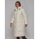 Coat insulated winter female, size 44, color light-beige
