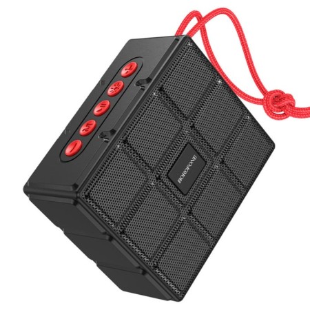 Portable column Borofone BR16 GAGE, 5 W, BT5.1, FM, Microsd, USB, 1200 mAh, black-1