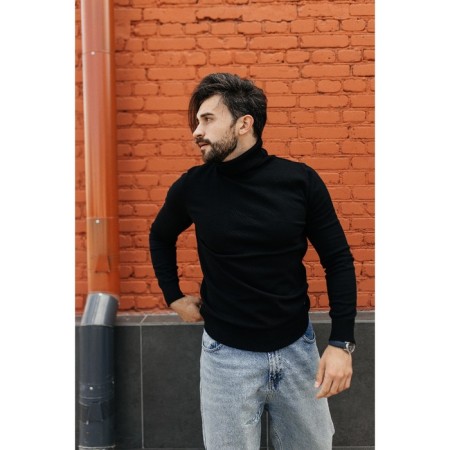 Jumper male ise, size 56, black color-2