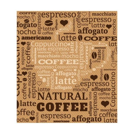 A set of napkins for setting the table “Breakfast with coffee”, rectangular, size 32x46 cm, 4 pcs-2