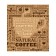 A set of napkins for setting the table “Breakfast with coffee”, rectangular, size 32x46 cm, 4 pcs