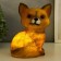 Souvenir Polystone Light "Red Lisenok" from the solar battery 17x13.5 cm