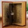 Safe wood book leather embossing "Philosophy of success" 21x13x5 cm