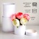 Set of round boxes 3 in 1, "white", 16x16, 14x14, 12x12 cm