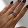 Ring "Trend" parallel, color silver, dimensionless