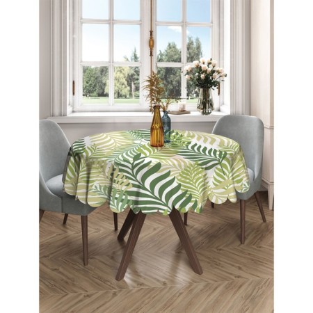 The tablecloth "Deciduous composition", round, Saten, d = 150 cm-2