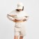 Women's costume (sweatshirt and shorts) Mist, p. 40-42, beige