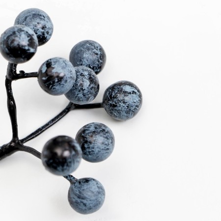 Decorative berries "Blueberries" 9 berries, 5.5 × 5 × 5.5 cm-1