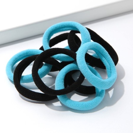 A set of hair rubber bands with a gift inside “Blue Ice Cream”, 10 pcs.-1
