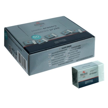Lastik Koh-I-Noor 4770/80, plastic, white, in individual packaging