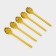 Glass stick for honey "Medok", 15 × 3.2 cm, yellow color