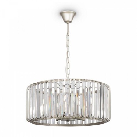 ESME chandelier, 5x60W E14, silver color