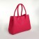 Women's bag with lightning, textura, average size, pink color