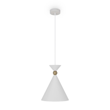 Suspended lamp Freya Fr5392PL-01W Moth, 250x250x1820 mm, E27, 1x60W, white color-4