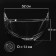 Visor for the helmet modular, model M160, transparent color