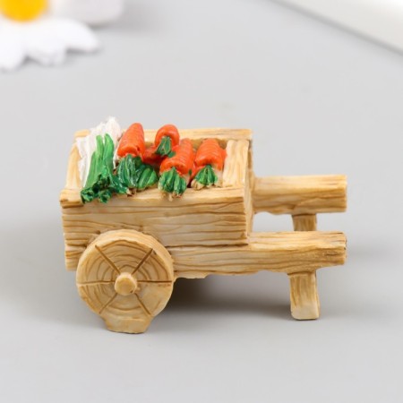Figure for Florarium Polystone "Tails with vegetables" MIX 9x4.3x3.5 cm-2
