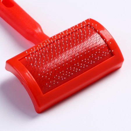 Pucodserka semicircular medium with drops, 10 x 13 cm, red-2