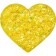 Glitter-Gel Face Love Generation We Love Glitter, tone 05 yellow, 15 ml