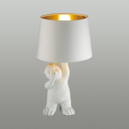 Lumion table lamp. Bear, 40W, E14, 370x200x200 mm, white color