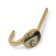 Furniture hook CAPPIO TKD030, two -rod, color mat gold