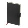 Diary of Leduced A5, 136 sheets of MEGAPOLIS FLEX SMART, Cover Artificial leather, Lasse, Block 70 g/m2, black