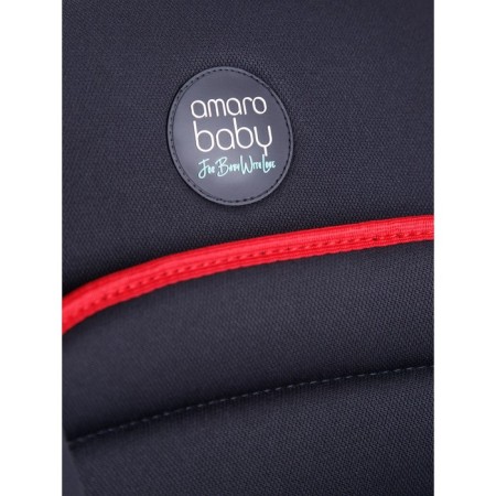 AMAROBABY SAFETY CARRESSOL CARRESSOL, group 0+/1 (0-18 kg), black/red color-6
