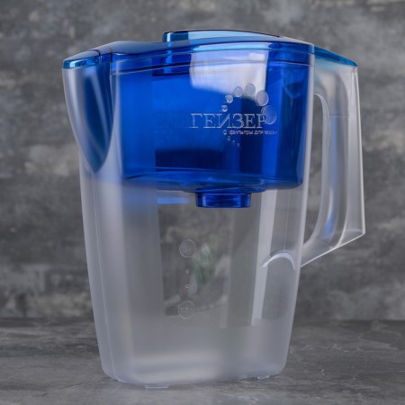 Dicolower-Kuvshin "Geyser-alpha", 2.5 l, blue color