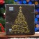 New Year's napkins Paper Home Classic "Magic spruce on black", 3 layers, 33x33 cm, 20 pcs