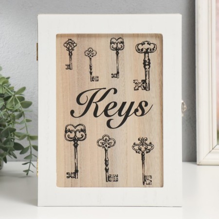 Keywood tree 6 hooks "Keys" 26x20.3x5.5 cm