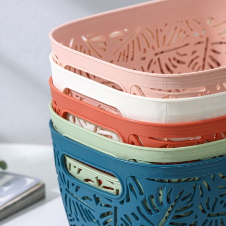 Storage basket "Liszt", plastic, 23.5 × 17 × 11 cm, color mix-2