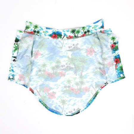 Dog shirt "Tropics", XS (DS 20. OG 28, Osh 19 cm), Blue-5