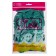 Latex ball 12 "Chrome", metal, set 50 pcs., Green color