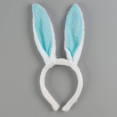 Carnival rim of ears Bunny, blue color