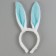Carnival rim of ears Bunny, blue color