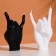 Figure candle "hand-koza", 10x4 cm, white