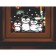 Decorative sticker for the windows "Penguins" 45x25 cm (snow 10x20 cm)