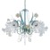 Lyana chandelier 5he27 40w Blue 45x45x40-90 cm Bayerlux