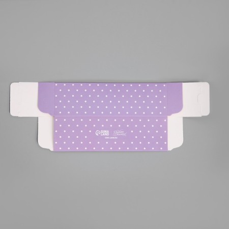 Box for Makarun, confectionery packaging "Lavender", 18 x 5.5 x 5.5 cm-5