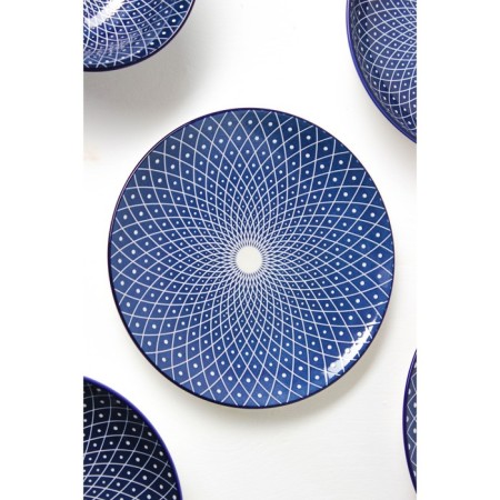 Poramic plate "Boda", d = 26.7 cm, blue color-10